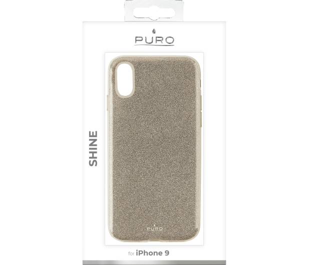 Etui Glitter Shine Cover do iPhone XR złote - 1384572 - zdjęcie 2